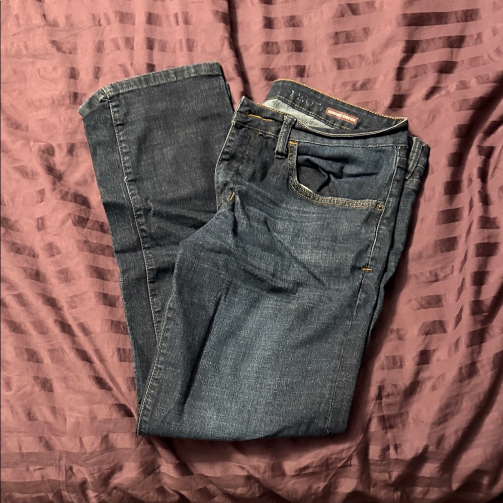 Men's Izod Straight Fit Jeans - Dark Blue